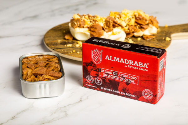 Migas de atún rojo salvaje de almadraba